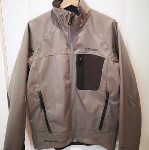 Columbia Titanium Windbreaker - Gray and Black